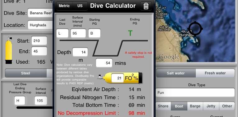 Aplikacje nurkowe 2: iPhone / iPad jako planer nurkowania i logbook