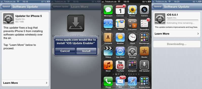 Apple wydaje iOS 6.0.1 [Linki do pobrania]
