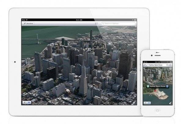 Mapy Apple a Google Earth 3D — wideo