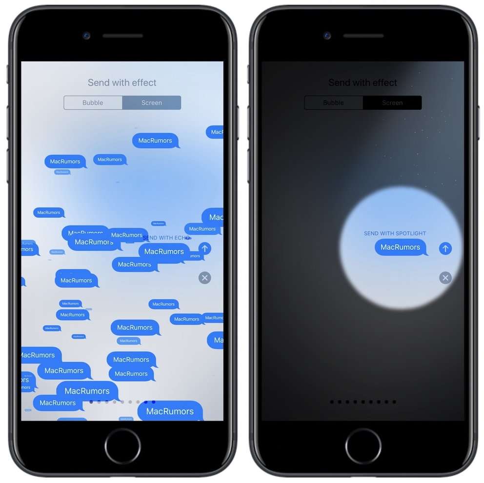 „Echo” i „Spotlight”: to dwa nowe efekty iMessage w iOS 11