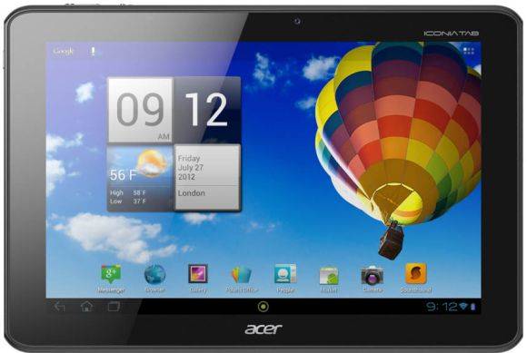 Acer przedstawia 10-calowy tablet z układem Tegra 3 i systemem Android 4.0